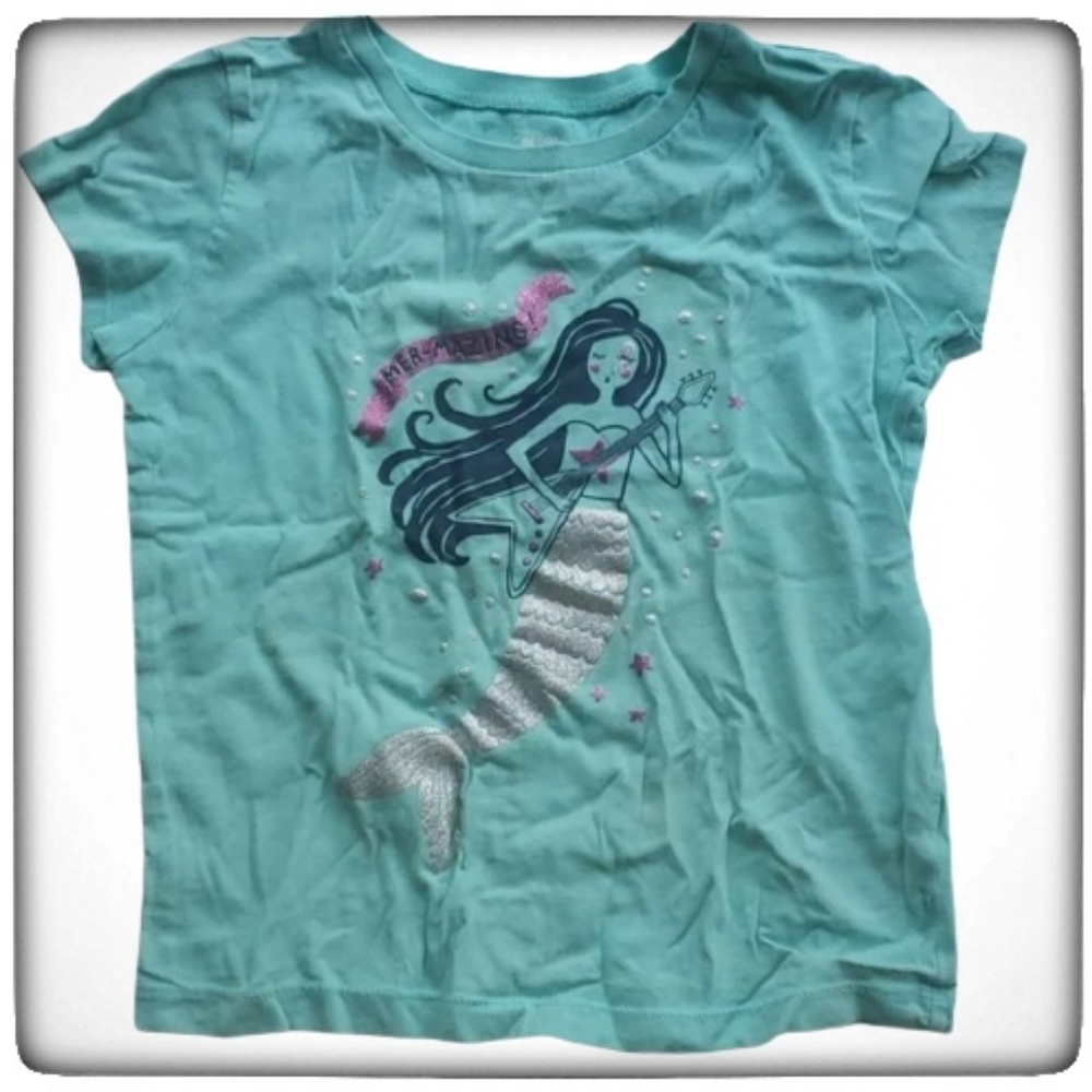 Carter's Mermaid Tshirt-6/6X